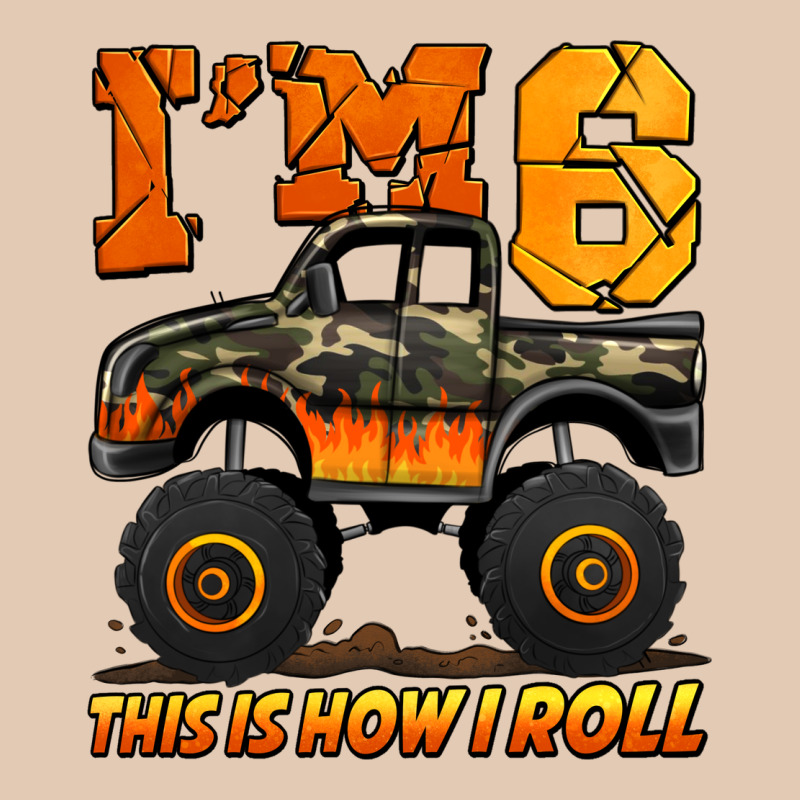 I'm Six This Is How I Roll Monster Truck Birthday Urban Hoodie by Jasminsmagicworld | Teevron
