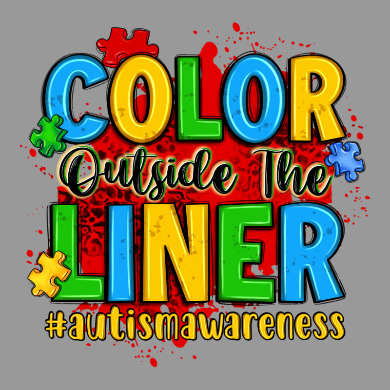 Color Outside The Liner Autism Awareness Vintage Hoodie by JahusDesignShop | Teevron