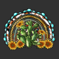 Western Rainbow With Cactus Urban Heavy Tee | Teevron
