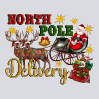 North Pole Delivery Santa Sleigh Zipper Hoodie | Teevron