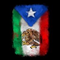 Mexico And Puerto Rico Flag Heavyweight Sweatshirt | Teevron