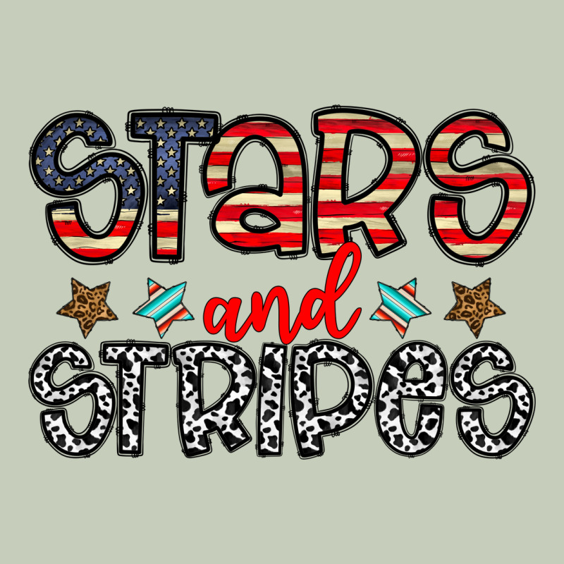 Stars And Stripes Long Sleeve Tee by CowhideDigitalArt | Teevron