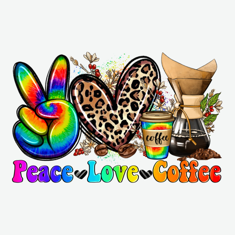 Peace Love  Coffee Urban Heavy Tee by Zillion Design Studio | Teevron