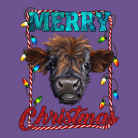 Merry Christmas Highland Calf Baby Cow Vintage Tee | Teevron