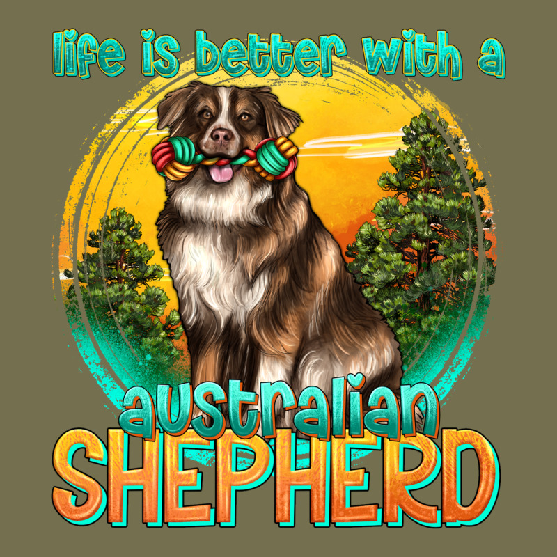 Life Is Better With A Australian Shepherd Vintage Hoodie by texasbilliewilder | Teevron