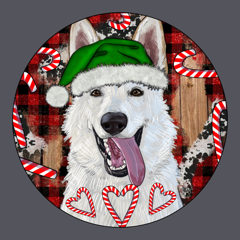 Christmas White Shepherd With Buffalo Plaid Vintage Hoodie by RanaPortraitStore | Teevron