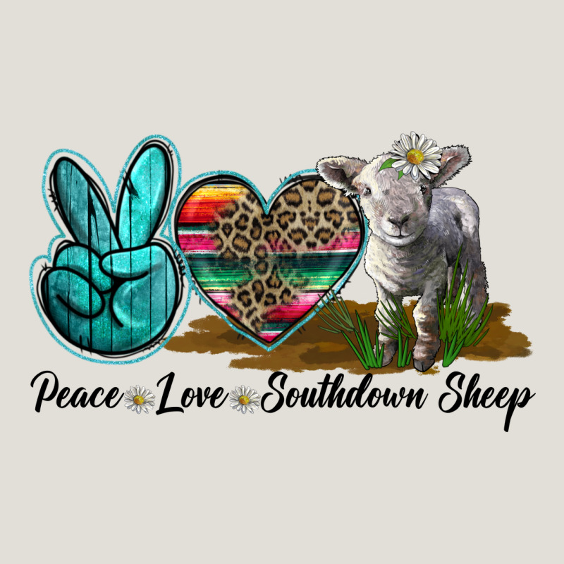 Peace Love Southdown Sheep Heavy Core Tee by LillyAllenDesigns | Teevron
