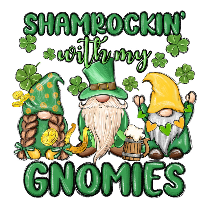 Shamrock With My Gnomies Premium Sweatshirt by MaliasSmallBusiness | Teevron