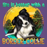 Life Is Better With A Border Collie Vintage Hoodie | Teevron