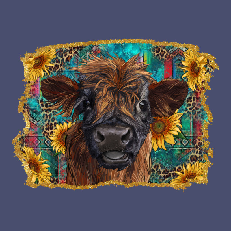 Highland Cow Calf With Western Background Vintage Tee by RanaPortraitStore | Teevron