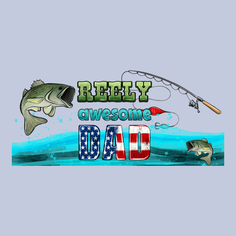 Reely Awesome Dad  Libbey Glass Long Sleeve Tee by HRA Design Shop | Teevron