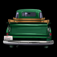 Western Green Truck Back View Long Sleeve Tee | Teevron