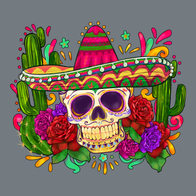 Mexican Skull Heavyweight Sweatshirt by Zillion Design Studio | Teevron