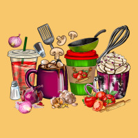 Lunch Lady Coffee Cups Vintage Hoodie | Teevron