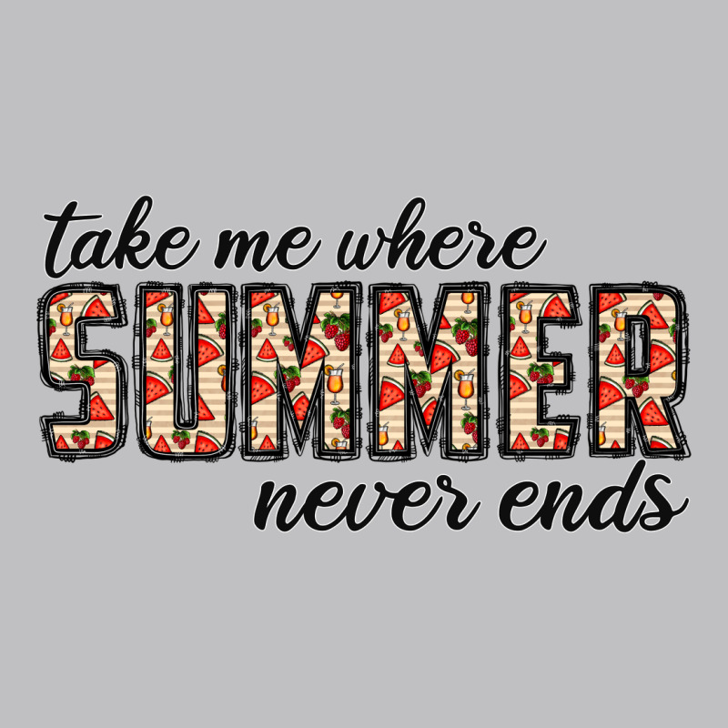 Take Me Where Summer Never Ends Long Sleeve Tee by CowhideDigitalArt | Teevron