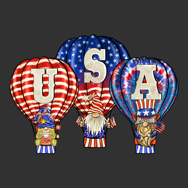Usa Air Balloon Gnomies Urban Heavy Tee by BarkalooDesign | Teevron
