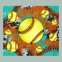 Softball Cowhide Turquoise Glitter Tumbler Heavyweight Hoodie | Teevron