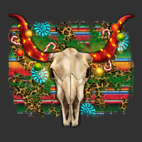 Western Christmas Bull Skull Urban Heavy Tee | Teevron