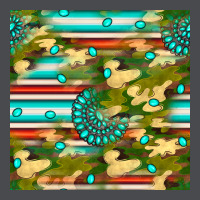Camouflage Serape Gemstone Seamless Pattern Zipper Hoodie | Teevron