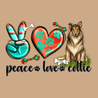 Peace Love Collie Vintage Hoodie | Teevron