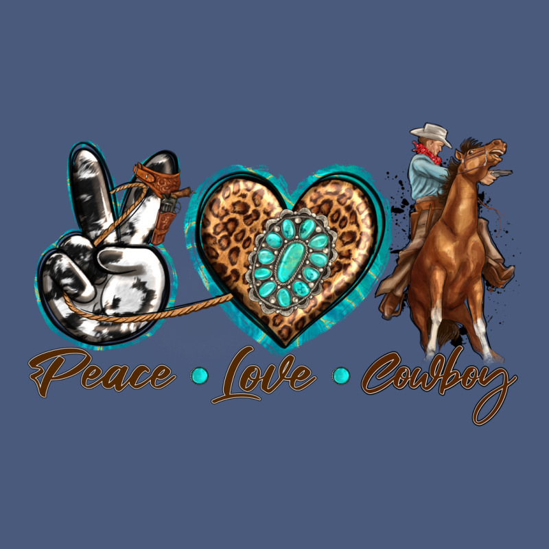 Peace Love Cowboy Vintage Hoodie by texasbilliewilder | Teevron