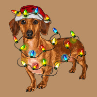 Dachshund Christmas Lights Vintage Hoodie | Teevron