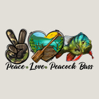 Peace Love Peacock Bass Heavy Core Tee | Teevron