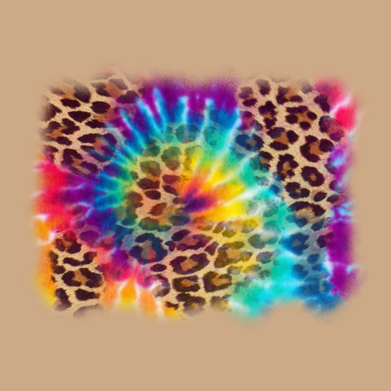 Leopard Tie Dye Background Vintage Hoodie by Zillion Design Studio | Teevron