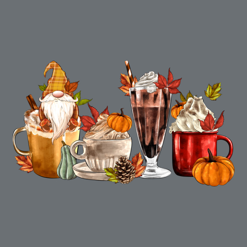 Fall Gnome Coffee Cups Premium Hoodie by MaliasSmallBusiness | Teevron