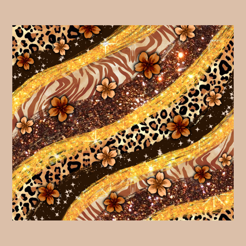 Melanin Leopard Glitter Urban Heavy Tee by Zillion Design Studio | Teevron