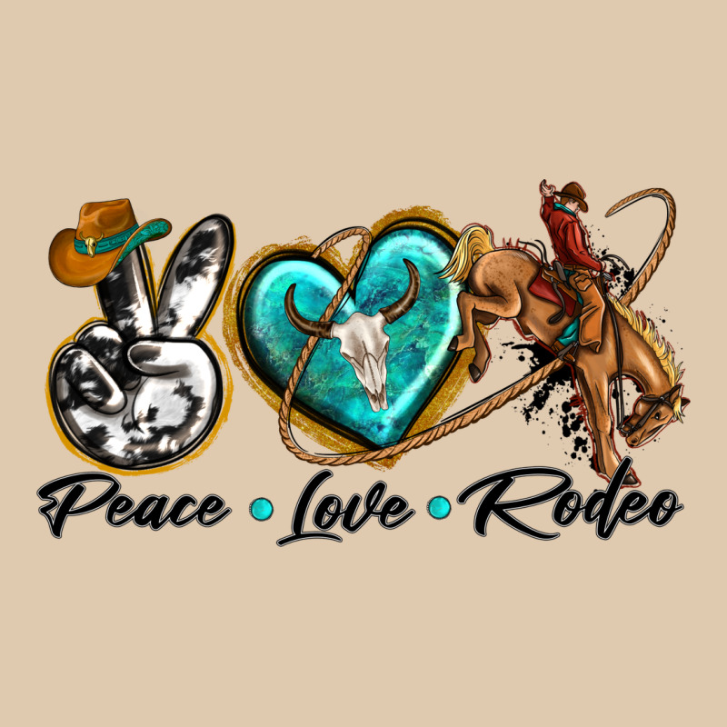 Peace Love Rodeo Heavyweight Sweatshirt by texasbilliewilder | Teevron