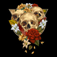 Triangle Flower Skeletons Heavyweight Sweatshirt | Teevron