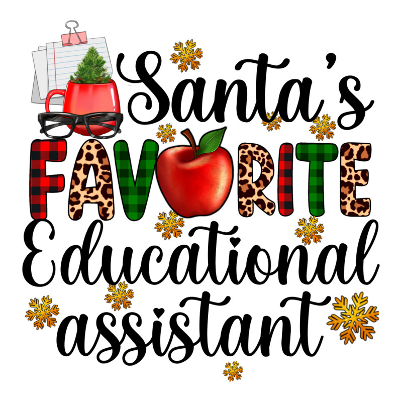 Santa's Favorite Educational Assistant Zipper Hoodie by AdoDesignShop | Teevron