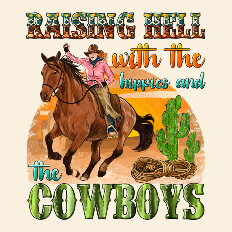 Raising Hell With The Hippies And The Cowboys Vintage Hoodie by texasbilliewilder | Teevron