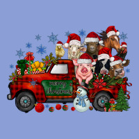 Christmas Farm Animals Truck Long Sleeve Tee | Teevron