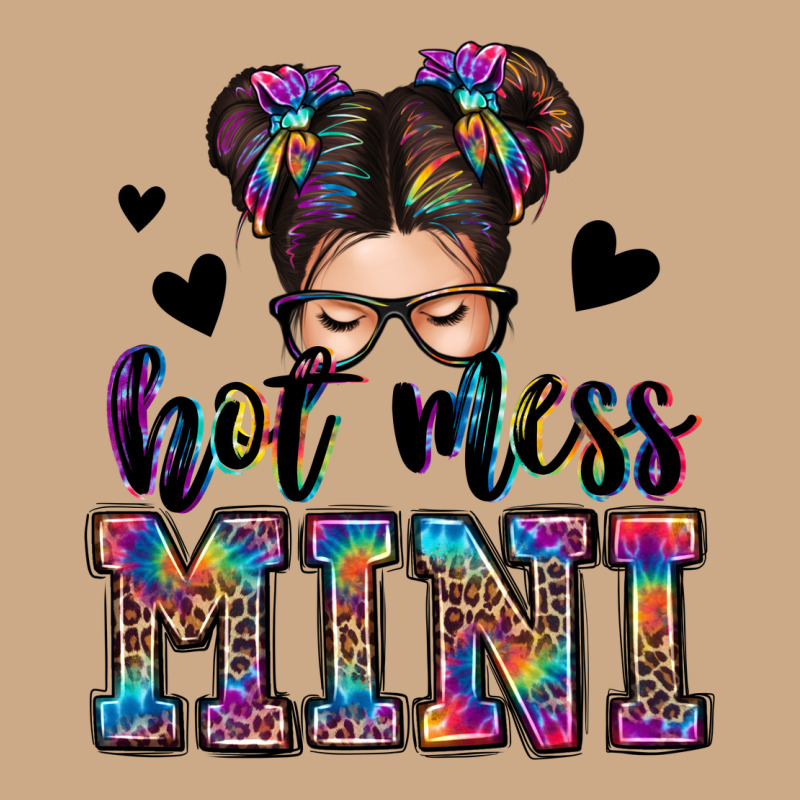 Mess Mini Messy Bun Vintage Hoodie by Zillion Design Studio | Teevron