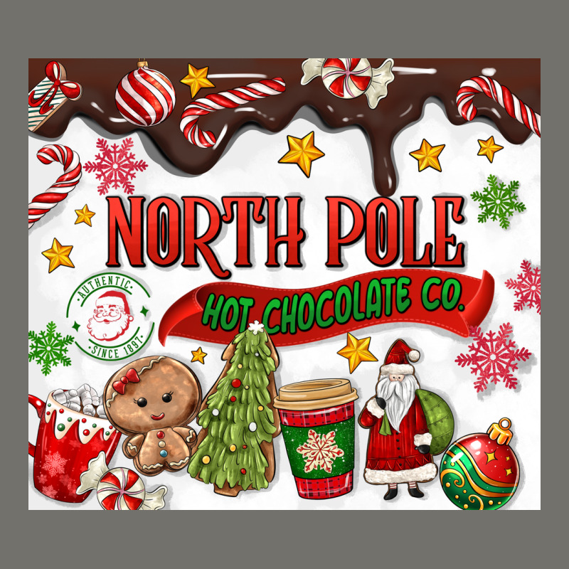 North Pole Hot Chocolate Christmas Premium Hoodie by MaliasSmallBusiness | Teevron