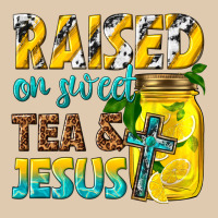 Raised On Sweet Tea And Jesus Heavyweight Sweatshirt | Teevron