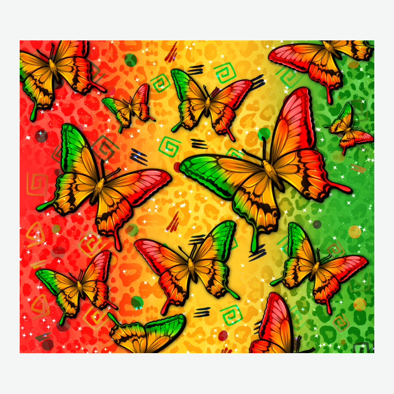 Juneteenth Butterfly Urban Heavy Tee by Zillion Design Studio | Teevron