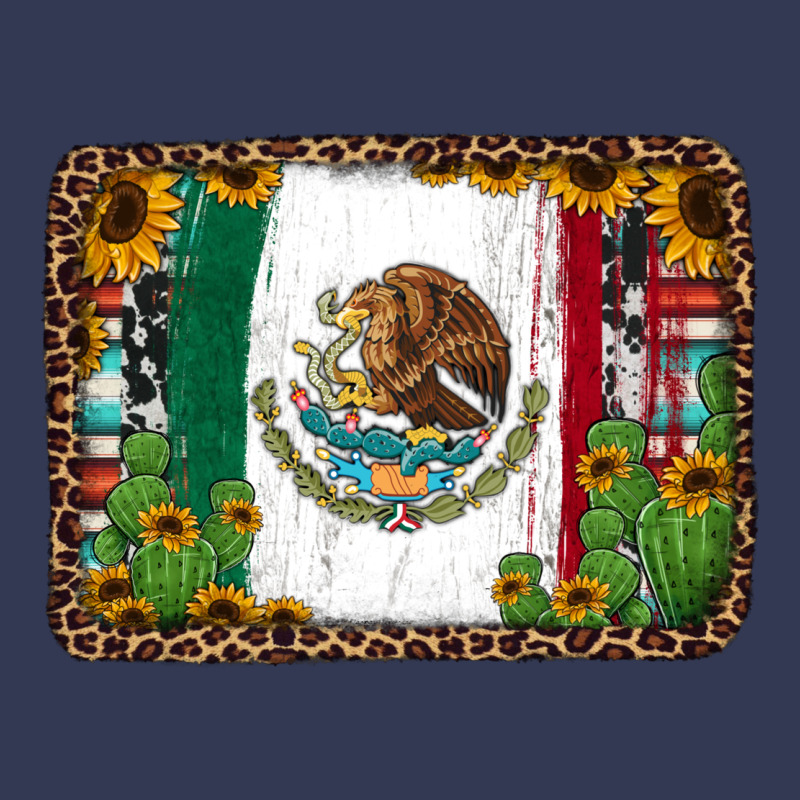 Mexican Flag Background With Cactus And Sunflower Heavyweight Hoodie by Jasminsmagicworld | Teevron