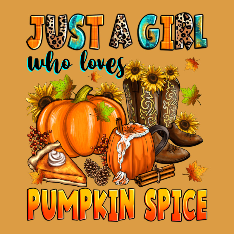Just A Girl Who Loves Pumpkin Spice Urban Heavy Tee by Zillion Design Studio | Teevron