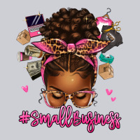 Small Business Afro Messy Bun Heavyweight Sweatshirt | Teevron