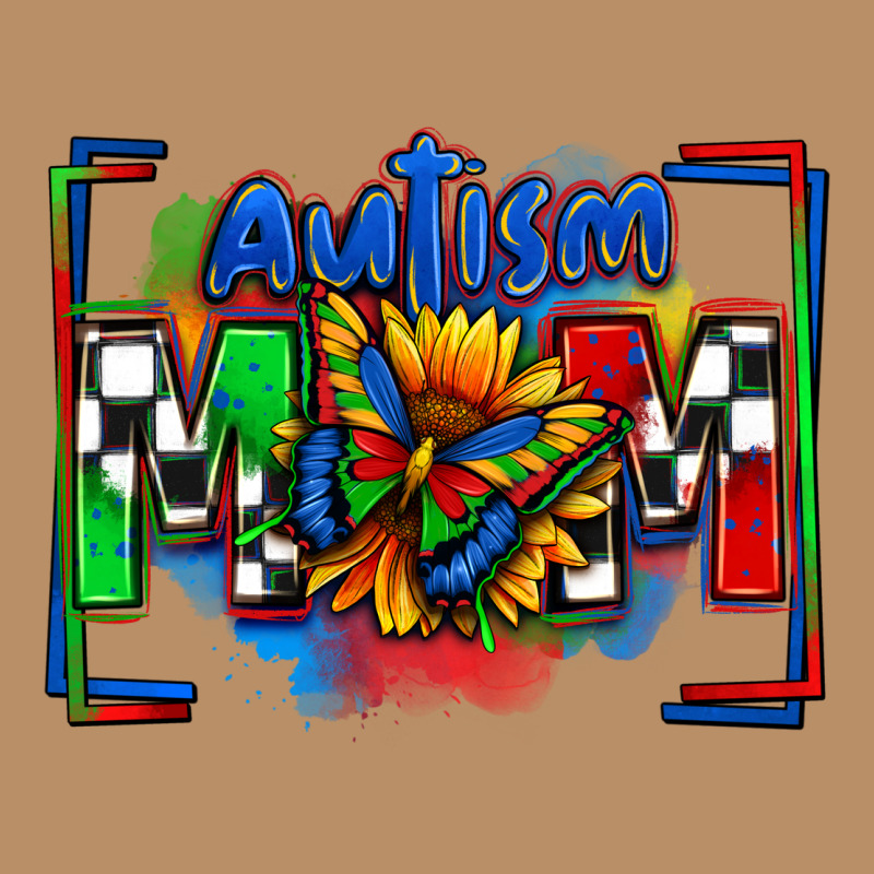 Autism Mom Checkered Flag Vintage Hoodie by Zillion Design Studio | Teevron