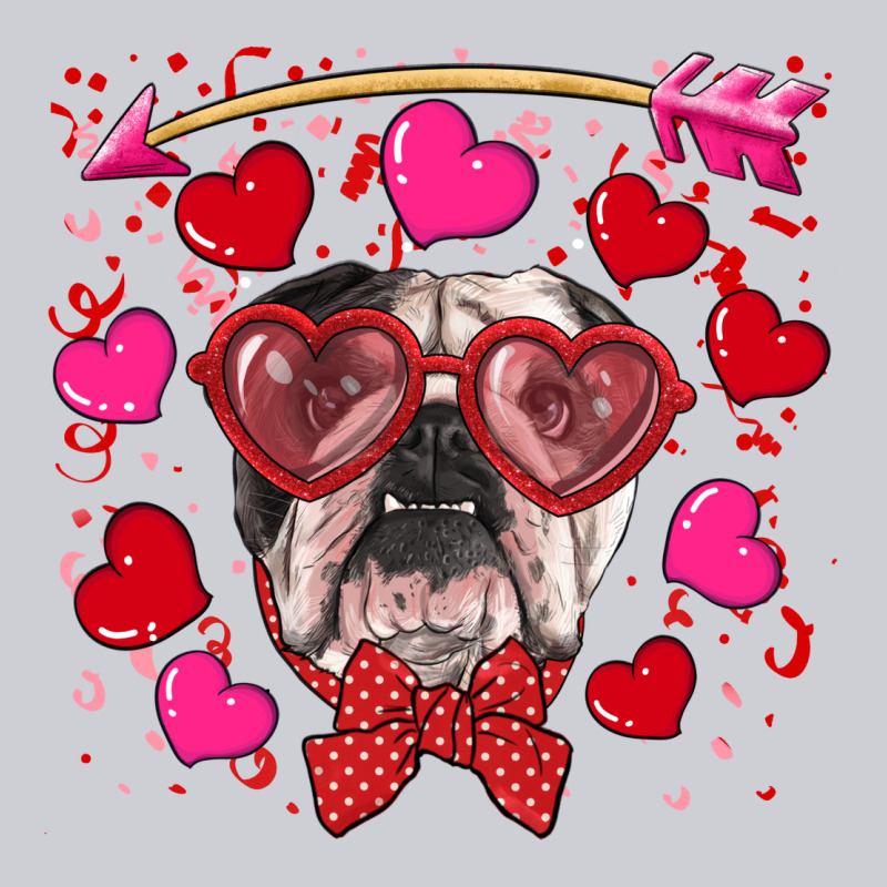 Valentine's Day  English Bulldog Heavyweight Sweatshirt by RanaPortraitStore | Teevron