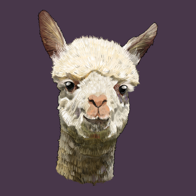 Alpaca Head Heavyweight Hoodie by LillyAllenDesigns | Teevron