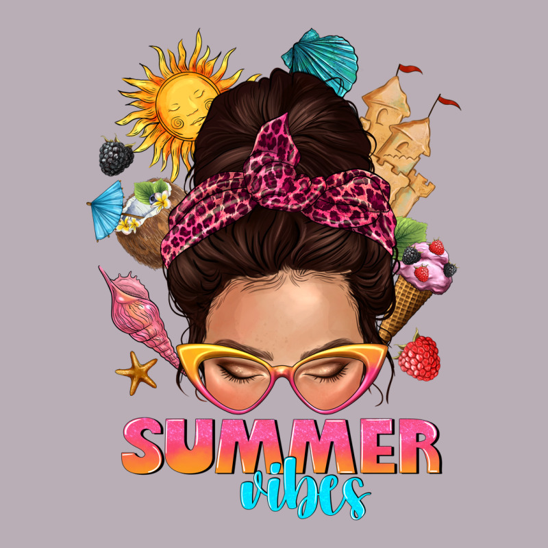 Summer Vibes Messy Bun Tbw Vintage Tee by texasbilliewilder | Teevron