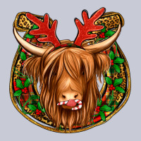 Christmas Highland Cow Mistletoe Christmas Heavyweight Hoodie | Teevron
