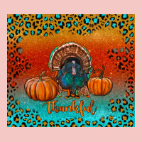 Thankful With Turkey And Pumpkins Urban Heavy Tee | Teevron