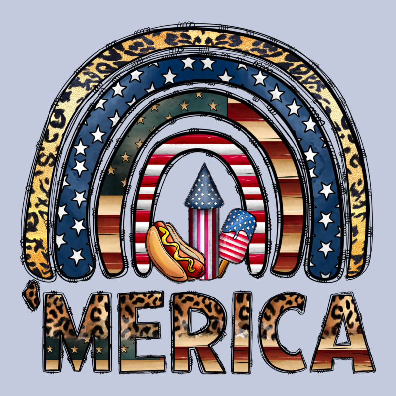 Merica Rainbow Long Sleeve Tee by CowhideDigitalArt | Teevron