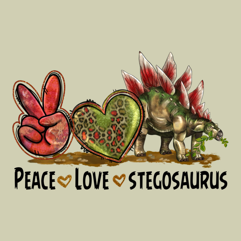 Peace Love Stegosaurus Heavy Core Tee by LillyAllenDesigns | Teevron